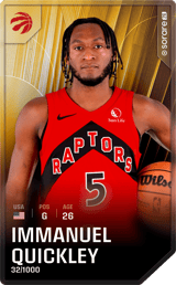Immanuel Quickley - limited