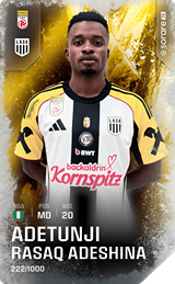 Adetunji Adeshina - limited