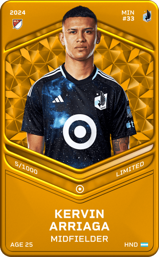 Kervin Arriaga - limited