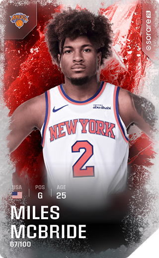 Miles McBride - rare