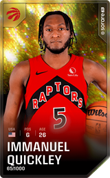 Immanuel Quickley - limited