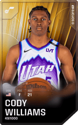 Cody Williams - limited