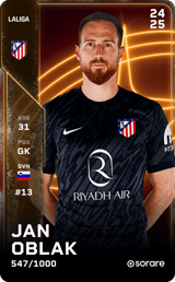 Jan Oblak - limited