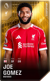 Joe Gomez - limited