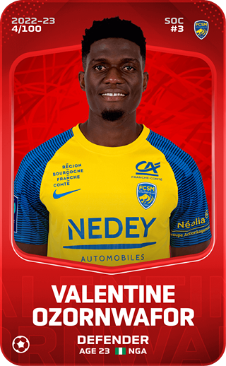 Valentine Ozornwafor - rare