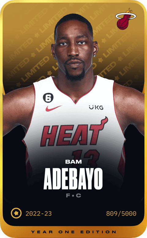 Bam Adebayo Cards – Collect and Trade • Sorare