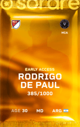 Rodrigo De Paul - limited