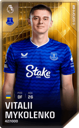 Vitalii Mykolenko - limited