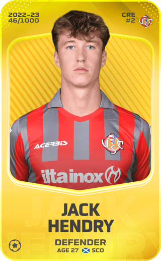 Jack Hendry - limited