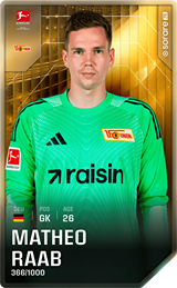 Matheo Raab - limited