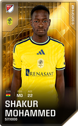 Shakur Mohammed - limited