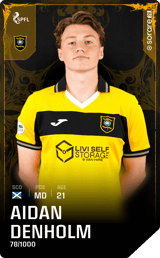 Aidan Denholm - limited