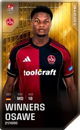 Winners Osawe - limited