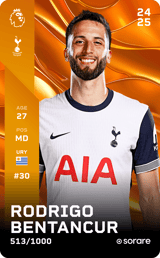 Rodrigo Bentancur - limited