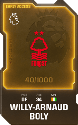 Willy-Arnaud Boly - limited