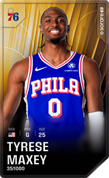 Tyrese Maxey - limited