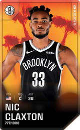 Nic Claxton - limited