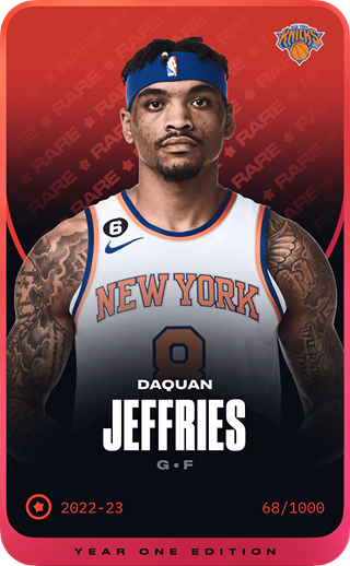 DaQuan Jeffries - rare