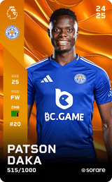 Patson Daka - limited