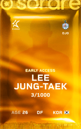 Lee Jung-Taek - limited