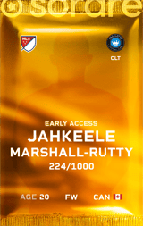 Jahkeele Marshall-Rutty - limited