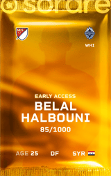 Belal Halbouni - limited