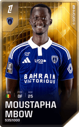 Moustapha Mbow - limited