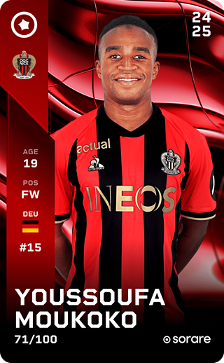 Youssoufa Moukoko – Player Profile • Sorare