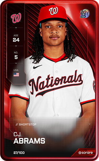 CJ Abrams - rare