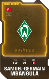 Samuel-Germain Mbangula - limited