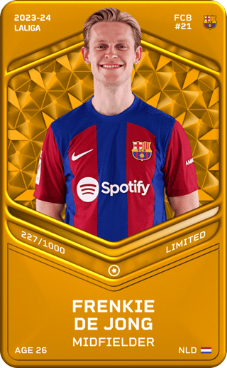 Frenkie de Jong - limited