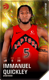 Immanuel Quickley - limited