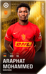 Araphat Mohammed - limited