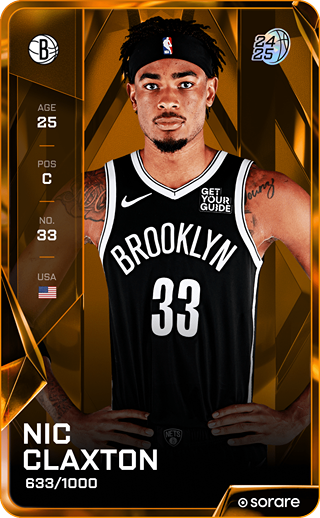 Nic Claxton - limited