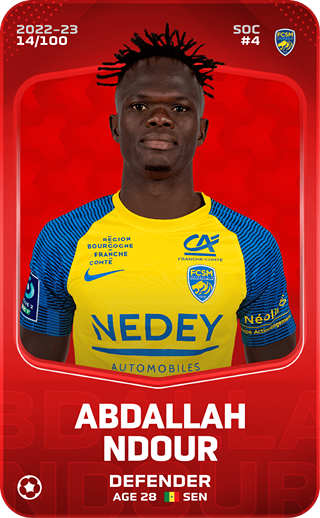 Abdallah Ndour - rare