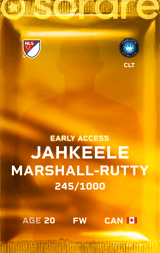 Jahkeele Marshall-Rutty - limited