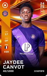 Jaydee Canvot card