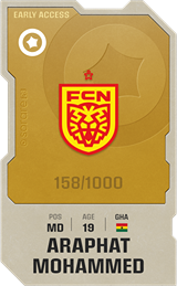 Araphat Mohammed - limited