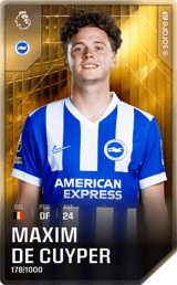 Maxim De Cuyper - limited