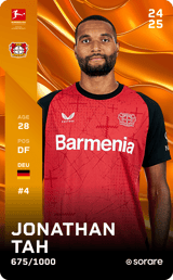 Jonathan Tah - limited
