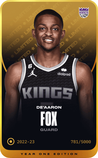 De'Aaron Fox - limited