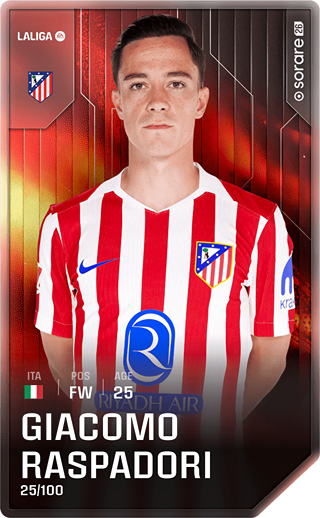 Giacomo Raspadori - rare