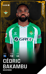 Cédric Bakambu - limited