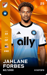 Jahlane Forbes - limited