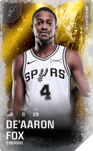 De'Aaron Fox - limited