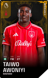 Taiwo Awoniyi - limited