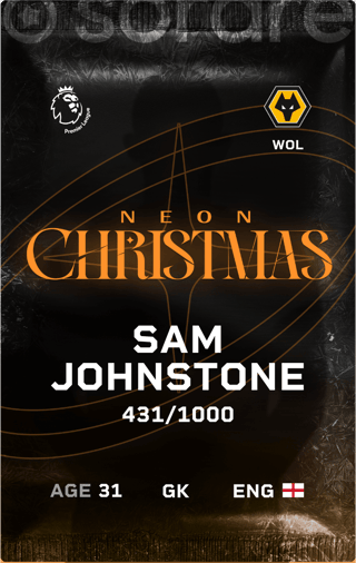 Sam Johnstone - limited