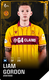 Liam Gordon - limited