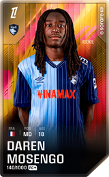 Daren Mosengo - limited