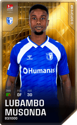Lubambo Musonda - limited